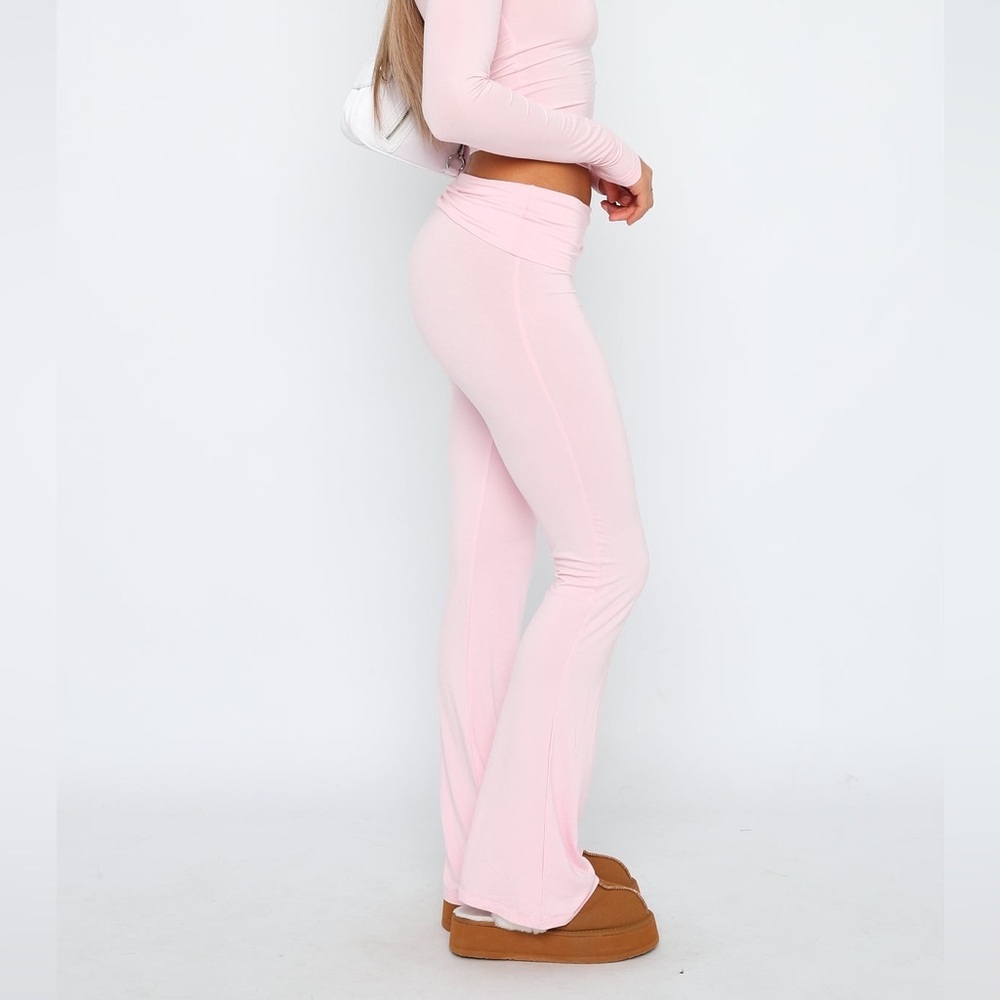 White Fox Don't You Worry Pants Baby Pink - Picture 2 of 7